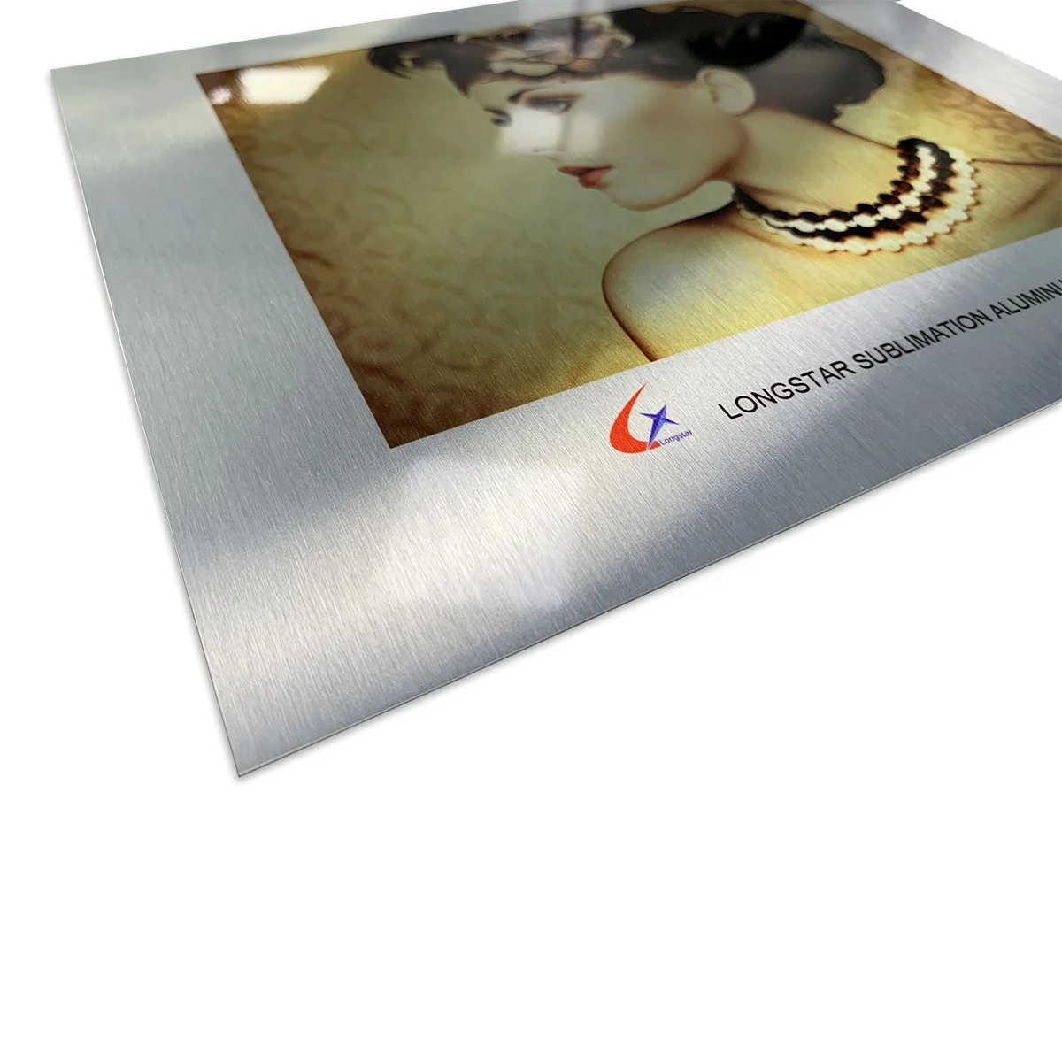 SCX-SA200 Sublimation Aluminum sheet BrightSub Sublimation metal sheet glossy photo printable blanks coated sheet brushed silver