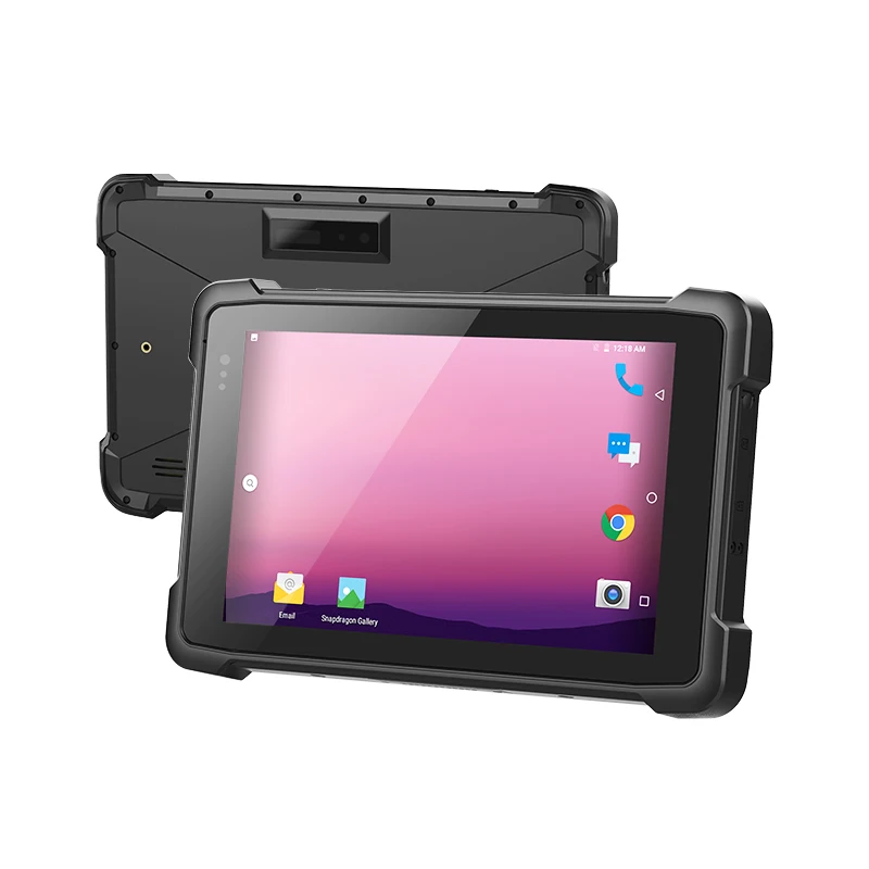 Q83 industria waterproof rugged tablet pc 8 inch Android 10 / GMS IP65 GPS 4G LTE Option NFC/2D Front and rear dual cameras