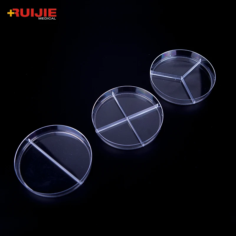 Низкая цена одноразовые кварцевые Петри блюдо стерильные