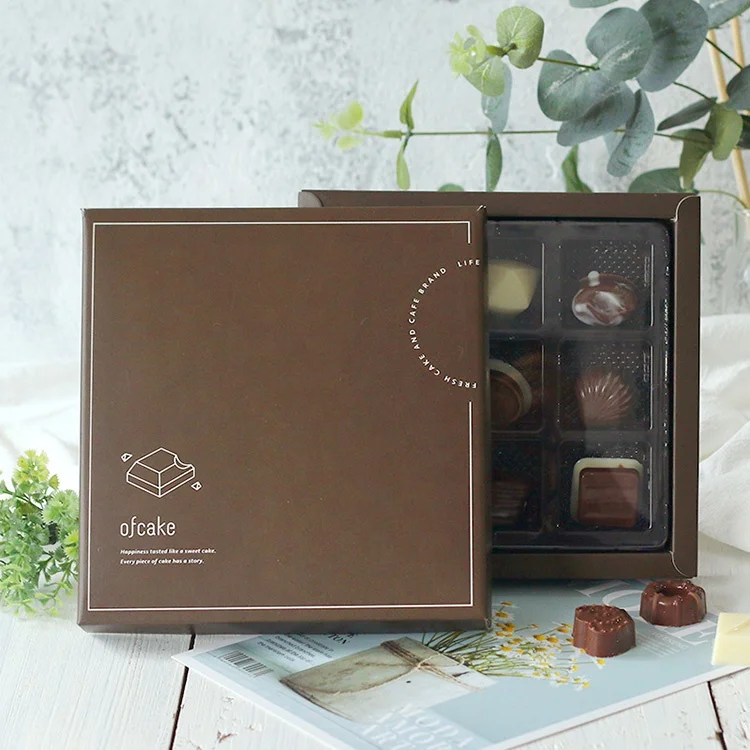 Luxury food packaging empty honey sweet chocolates box