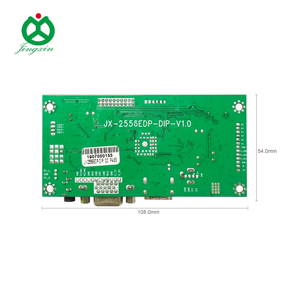 JX-EDP LCD controller motherboard directly drives control EDP screen panel with  VGA and HM input edp-dip