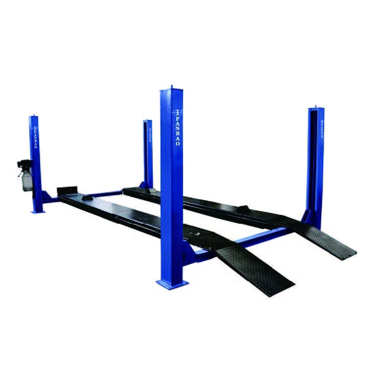 Chinese 4 Post Hydraulic Lift For Car Wheel Alignment 4 post 5t lift with a high quality