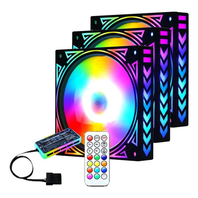 Заводской OEM пользовательский компьютер корпус процессора охлаждающий вентилятор RGB