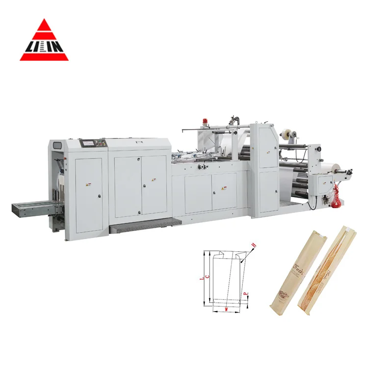 High Quality Wholesale Cheap LSD-700+LST21100R Automatic High Speed Flexo Printing Paper Bag Making Machine