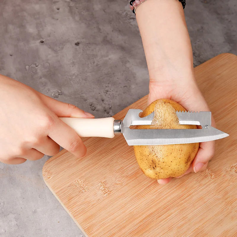 Durable Potato Paring Knife Kitchen Vegetable Tool Grater Peeler