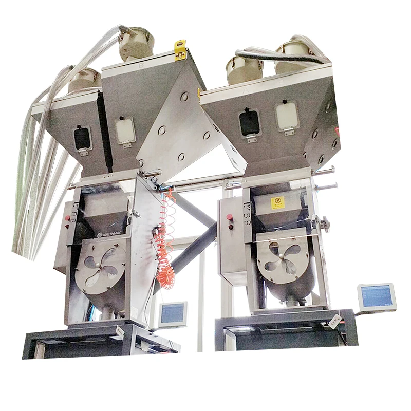 Plastic Film 6 Components Colors Automatic Master Batch Gravimetric Dosing System