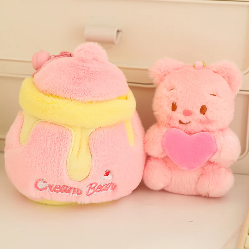 Stuffed  bear and Honey Jar stuffed  cute animal toys bear for kids