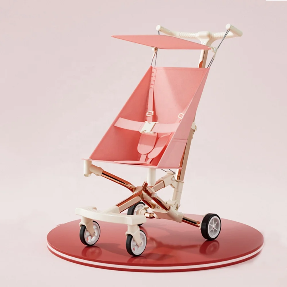 Wholesale popular baby pram portable Lightweight Baby Stroller wheel One Hand Foldable 3 in 1 travel luxury baby strollers