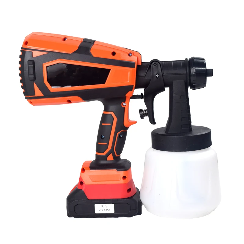 High-Power Rechargeable Airless Paint Sprayer Artifact Lithium Battery Spray Gun Pressure Feed DIY Plastic Coating Pot Spraying