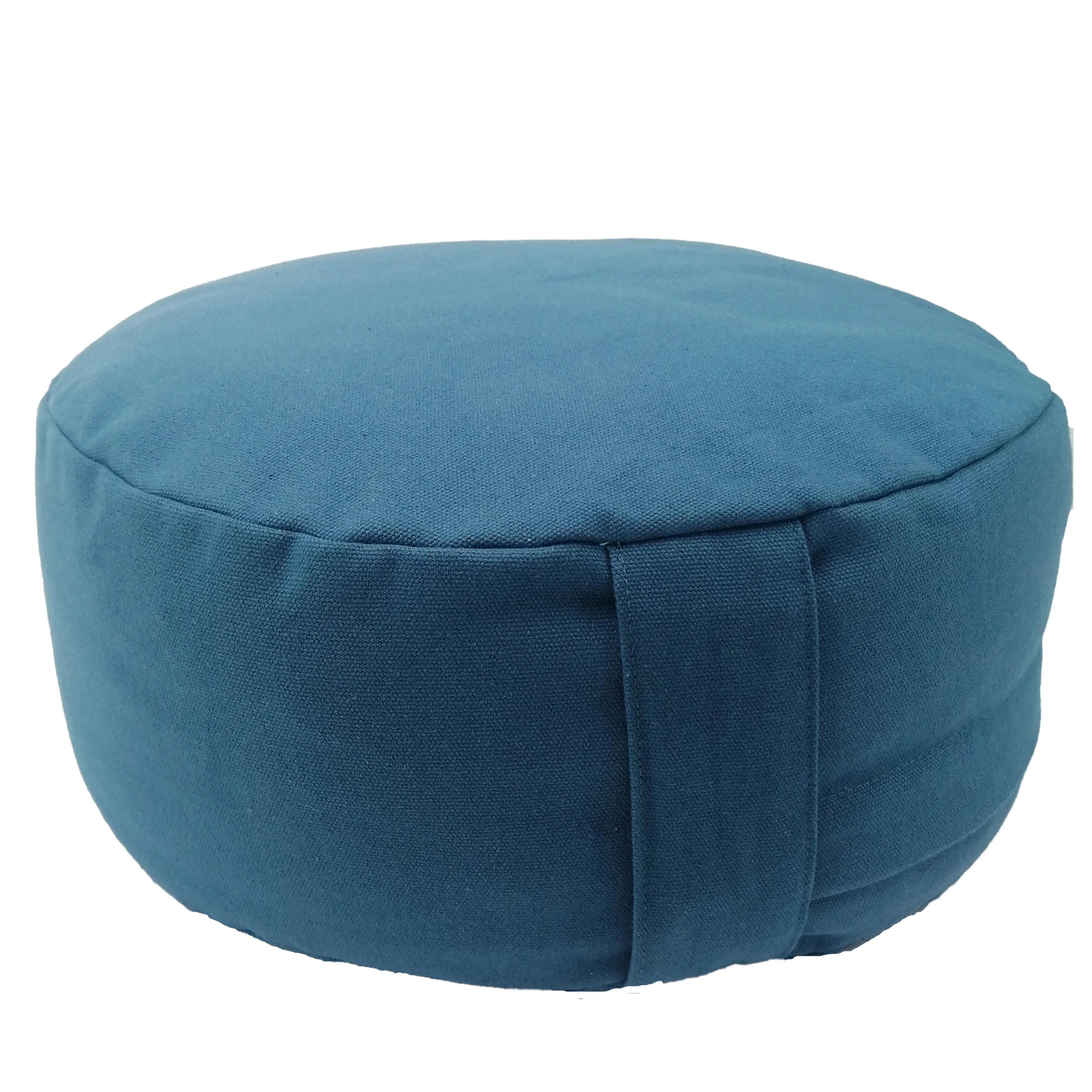 Yoga cushion meditation mat filled with buckwheat husks