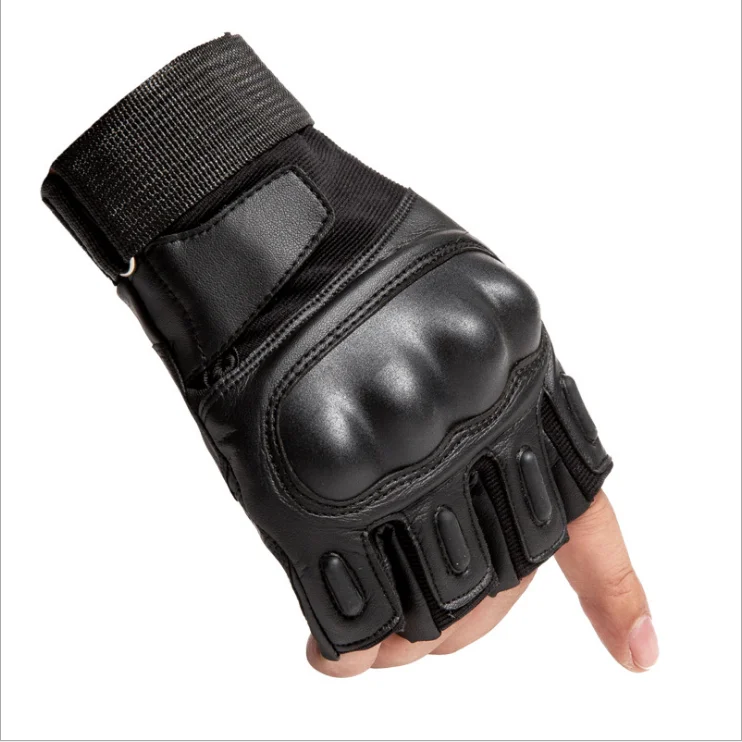 Outdoor Tactical Gloves Multifunctional Sports Gloves Tactical Hard Knuckle Half Finger Gloves
