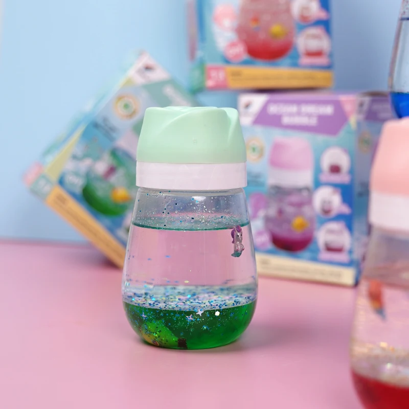 Latest Green Ocean Dream Bubble DIY Creative Paste Toys Kids Craft for Fun and Imagination