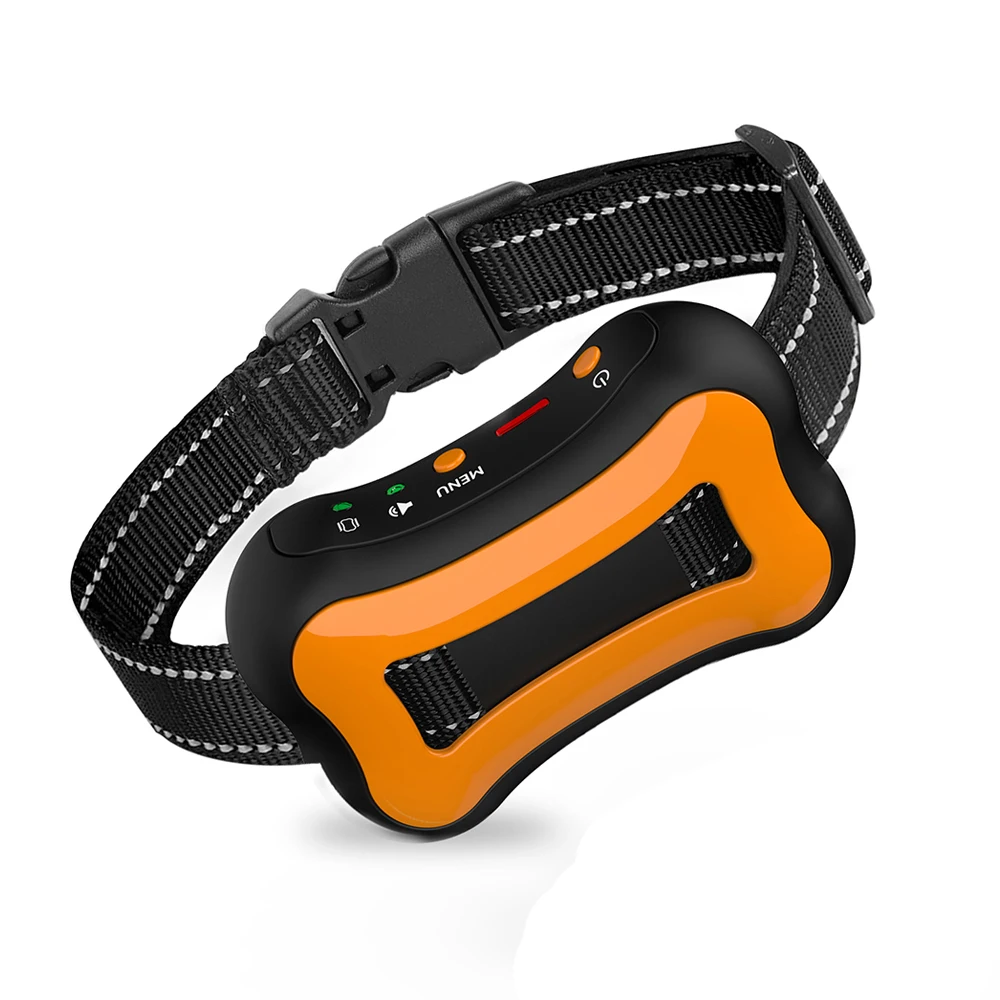 trending products on amazon Reflective Nylon Custom Waterproof Beeper Collares De Perros Anti Bark Dog No Shock Barki Collar