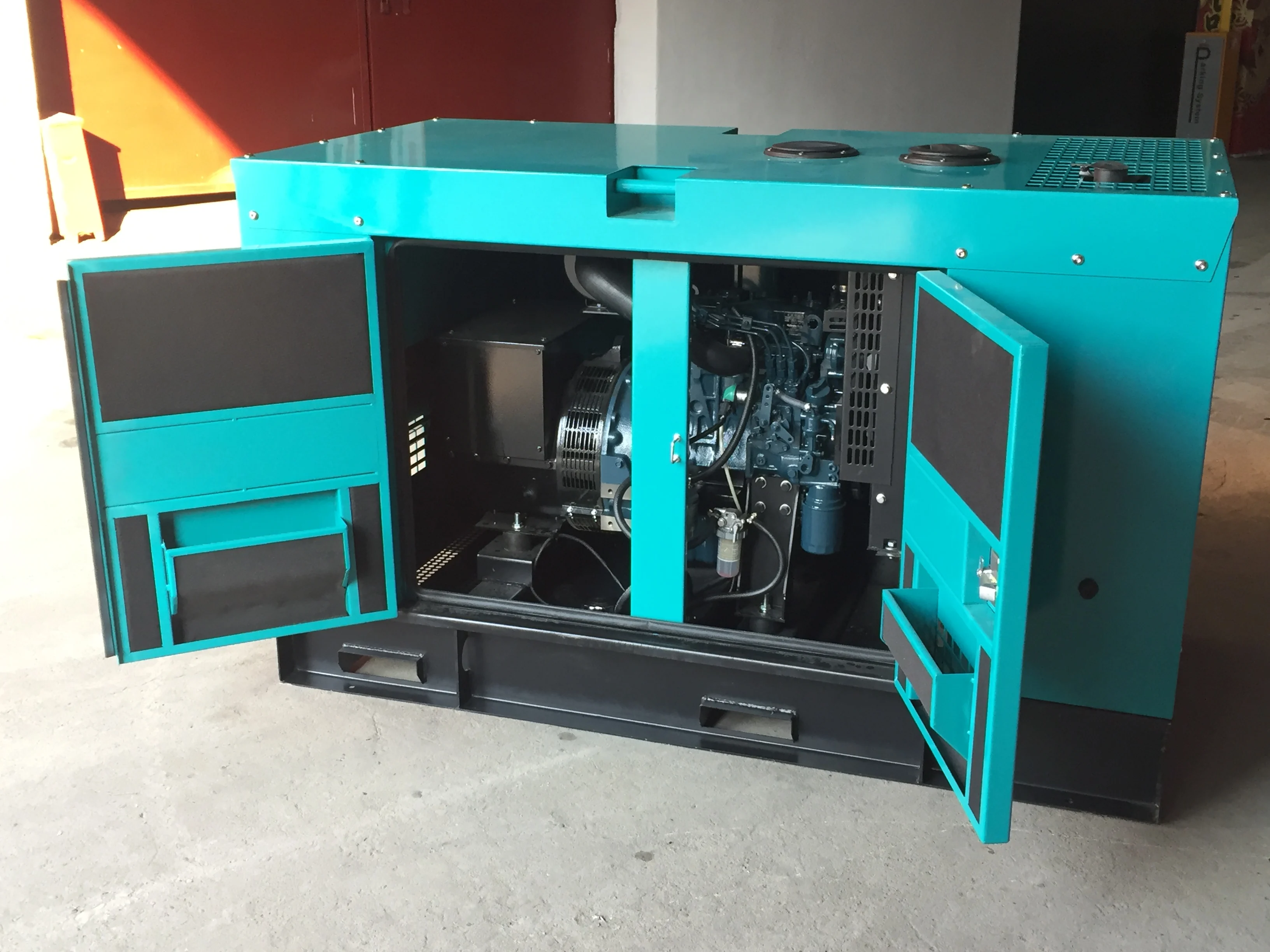 Hot sale water cooled 10kva single/three phase silent diesel generators 85kw 10 kva generators set