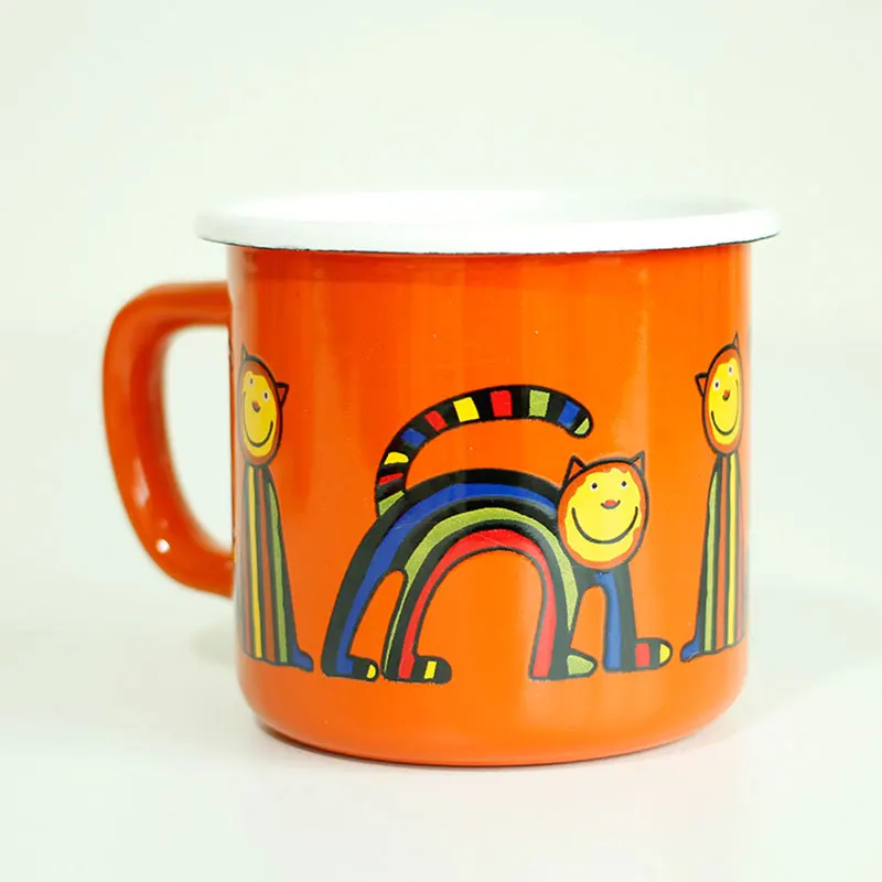 
Amazon top sale mug enamel logo cheap blank custom enamel mug enamel tea cup for sublimation low MOQ 