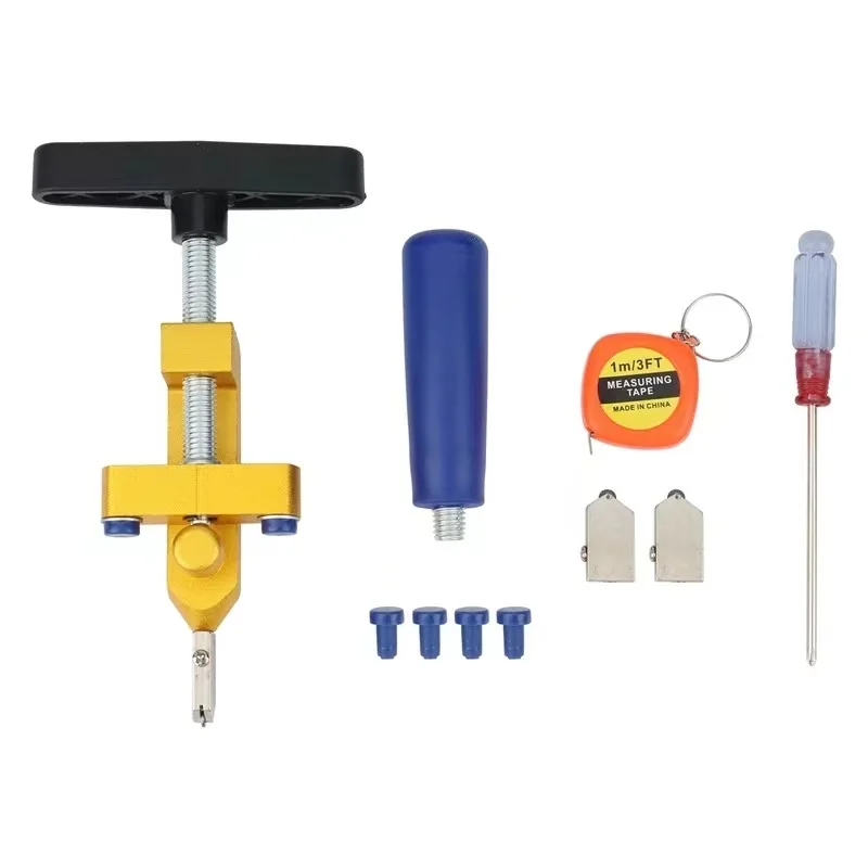 Diamond Glass Cutter for Glass Tile Cutting 2 In 1 Glass Cutter Set Manual Construction Tool Tile Cutter