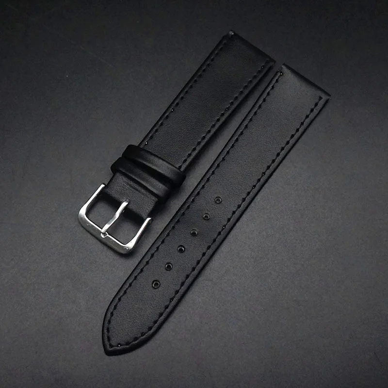 Chinber 12/14/16/18/20/22 mm Quick Release PU Faux Watch Band Strap