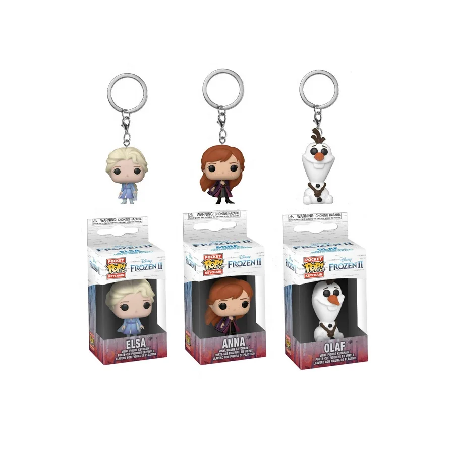  FUNKO POP замороженная Анна Эльза Олаф Брелок фигурка игрушка подарок оптовая продажа брелок