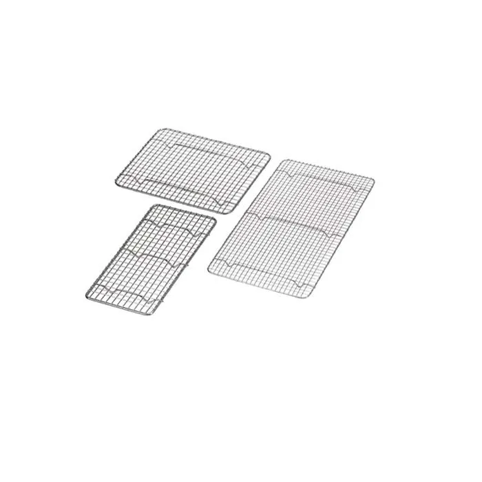 Rectangular Chrome Plated Metal Wire Pan Grate Grid Cooling Rack pan grate