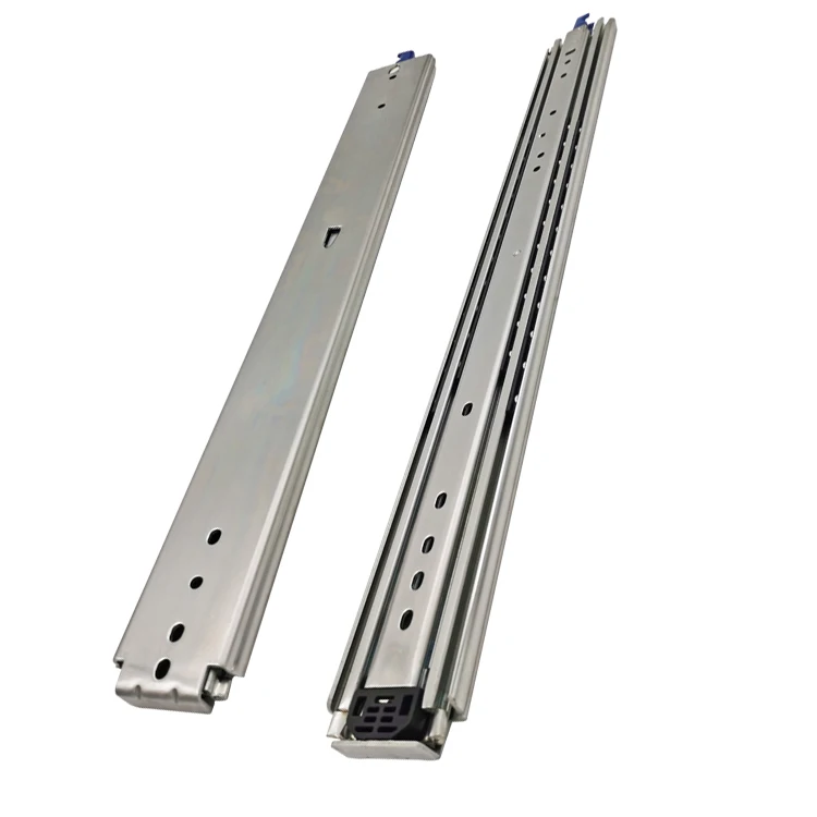 76mm Hardware Supplier Ball Bearing Drawer Sliders Heavy Duty Full Extension Drawer Slides Lock Kitchen Storage & Closet Dining