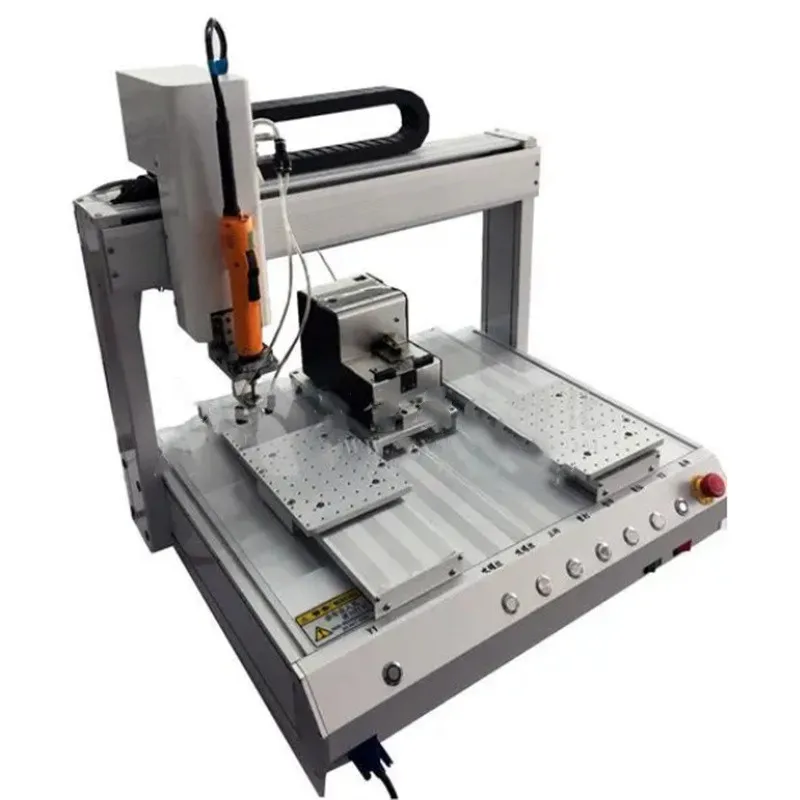Professional factory desktop XYZ arm robot automatic screwing machine auto screw tightening machine robotic feeding system