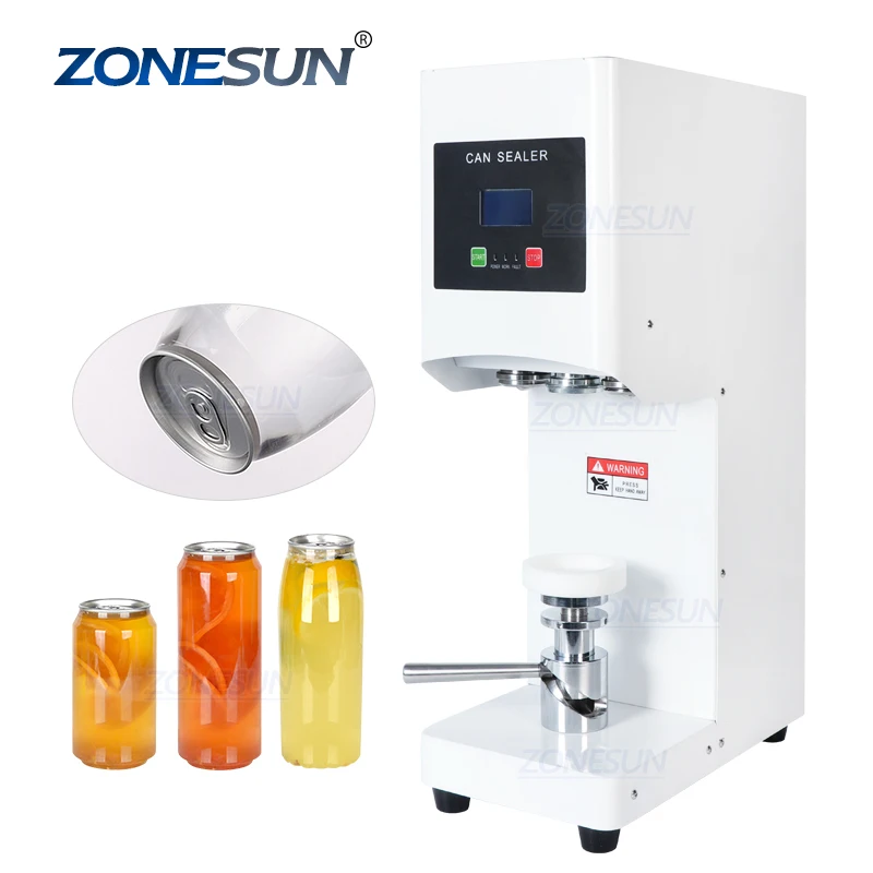 ZONESUN ZS-FK168 закаточная алюминиевая жестяная пивная кольцевая банка автоматическая пластиковая крышка для бутылки Индукционная машина для запечатывания