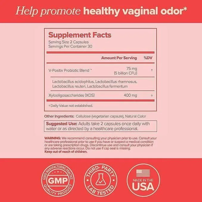 OEM/ODM Pure Vaginal Probiotics Capsules Vaginal Probiotics Supplements For Women ph Balance With Prebiot