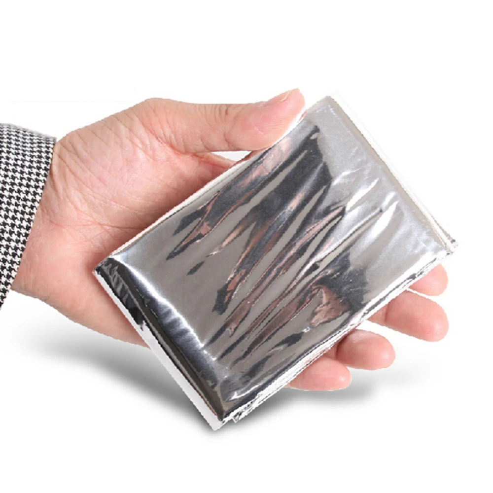Space Thermal Rescue Survival Blankets First Aid Argent Emergency Blanket