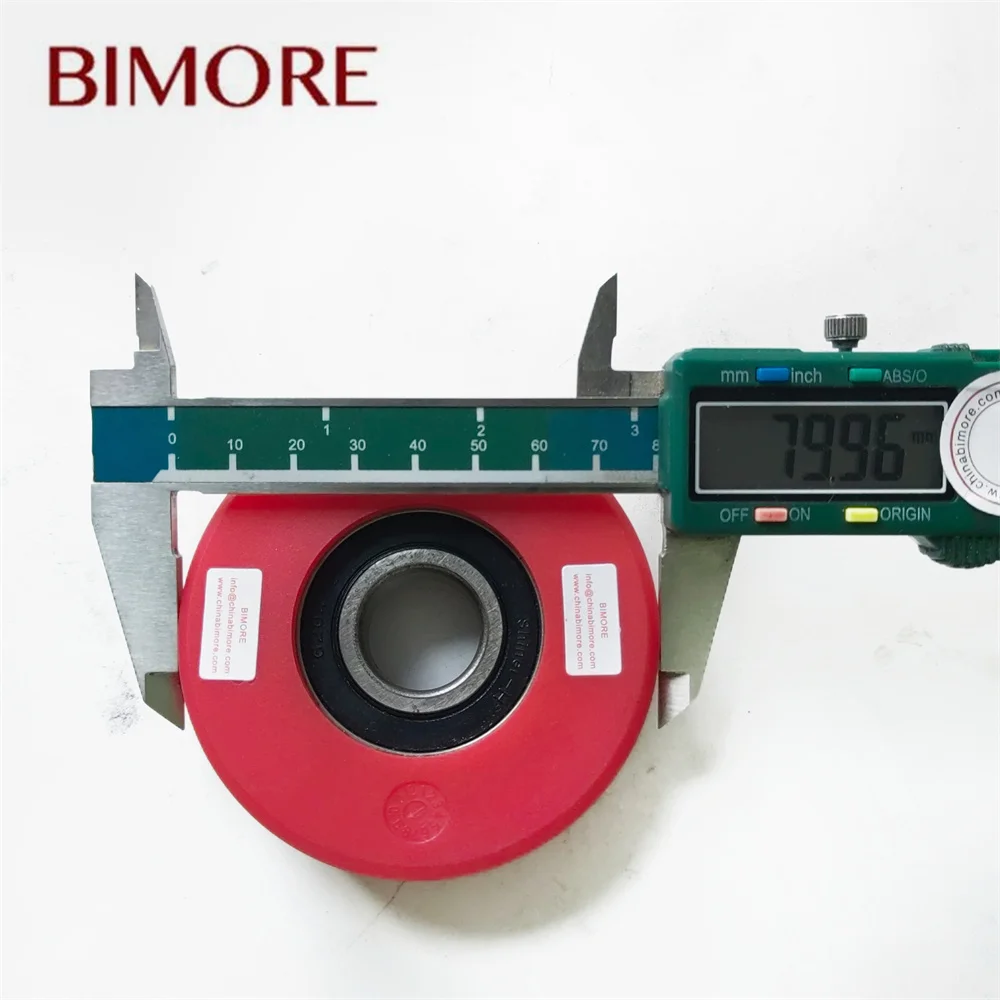 80*25*6204 Escalator Step Roller OD=80mm W=25mm Bearing 6204-2RS Lift Spare Parts