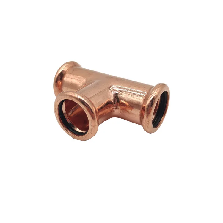 Copper Press Fitting Coupling Reducer Elbow for Plumbing pipe fittings HVAC M-profile WRAS Factory Wholesale Press Fittings