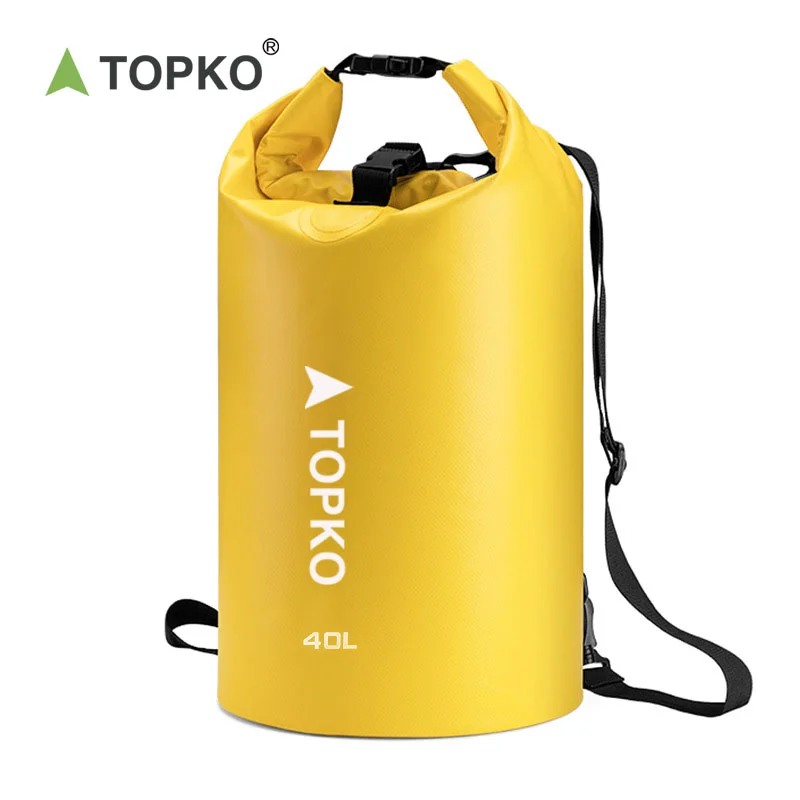 TOPKO Hot Sale Outdoor Dry Bag PVC Waterproof Backpack Water Floating Waterproof Dry Bag