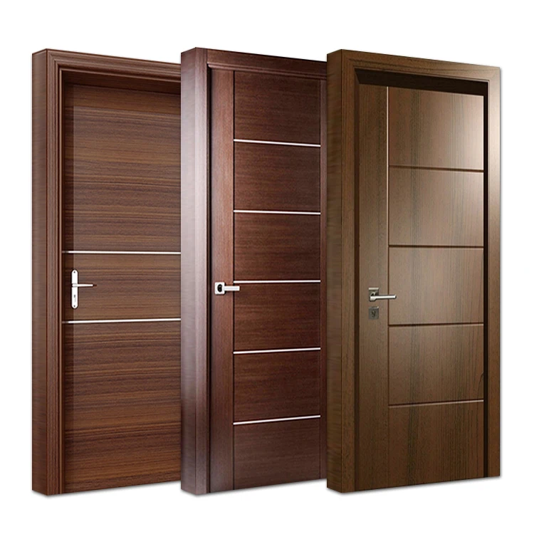 Foshan factory house indoor room colors solid wood doors interior bedroom rosewood wooden door