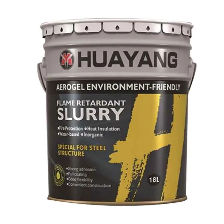 Steel structure fireproof coatings thin flame retardant slurry