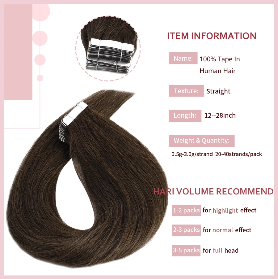 Neitsi Tape in Human Hair Weft Extension Straight  Blonde Invisible Seamless Skin Weft Adhesive Glue On For Salon Hair