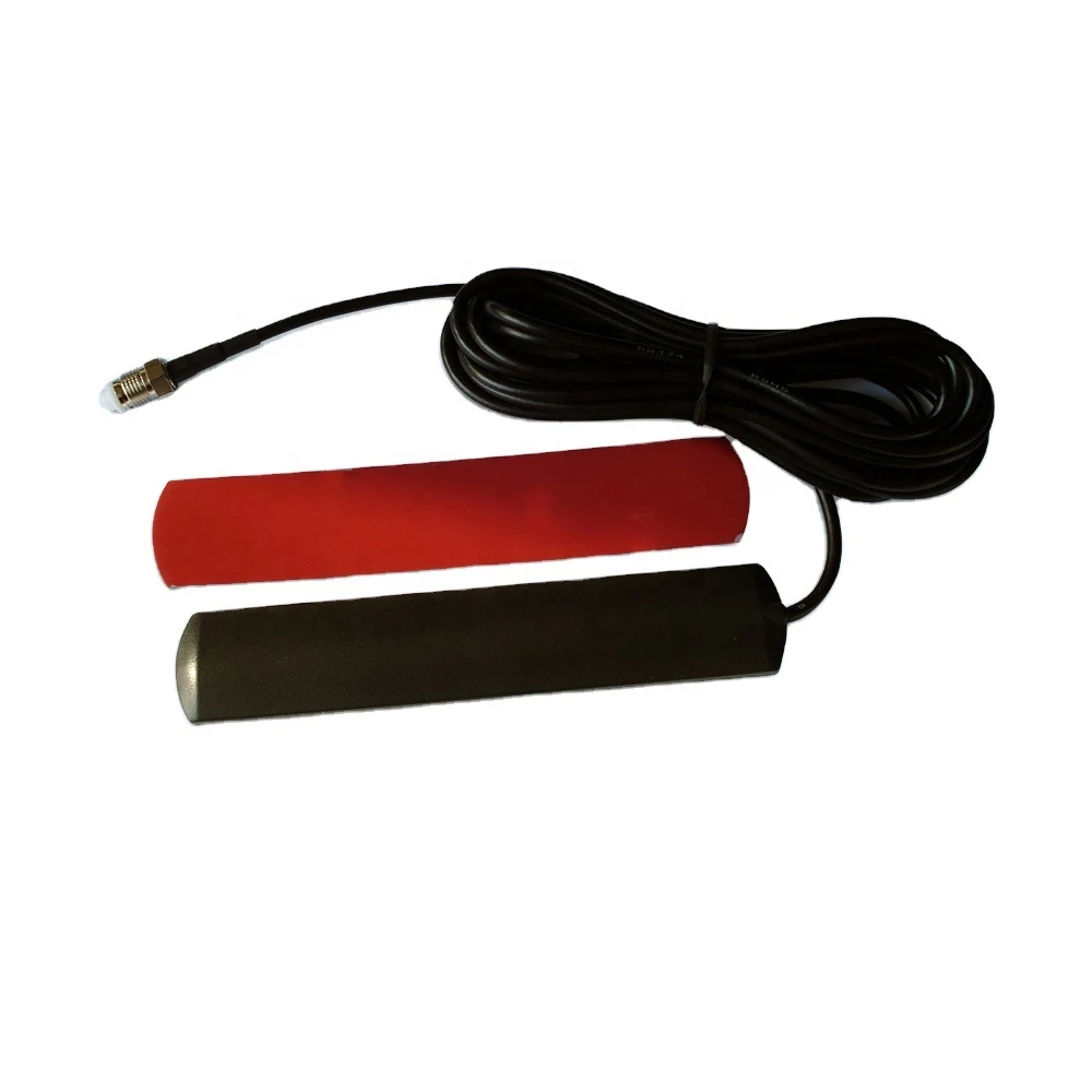 
GSM patch antenna with 3M sticker RG174 Cable purple fakra D 