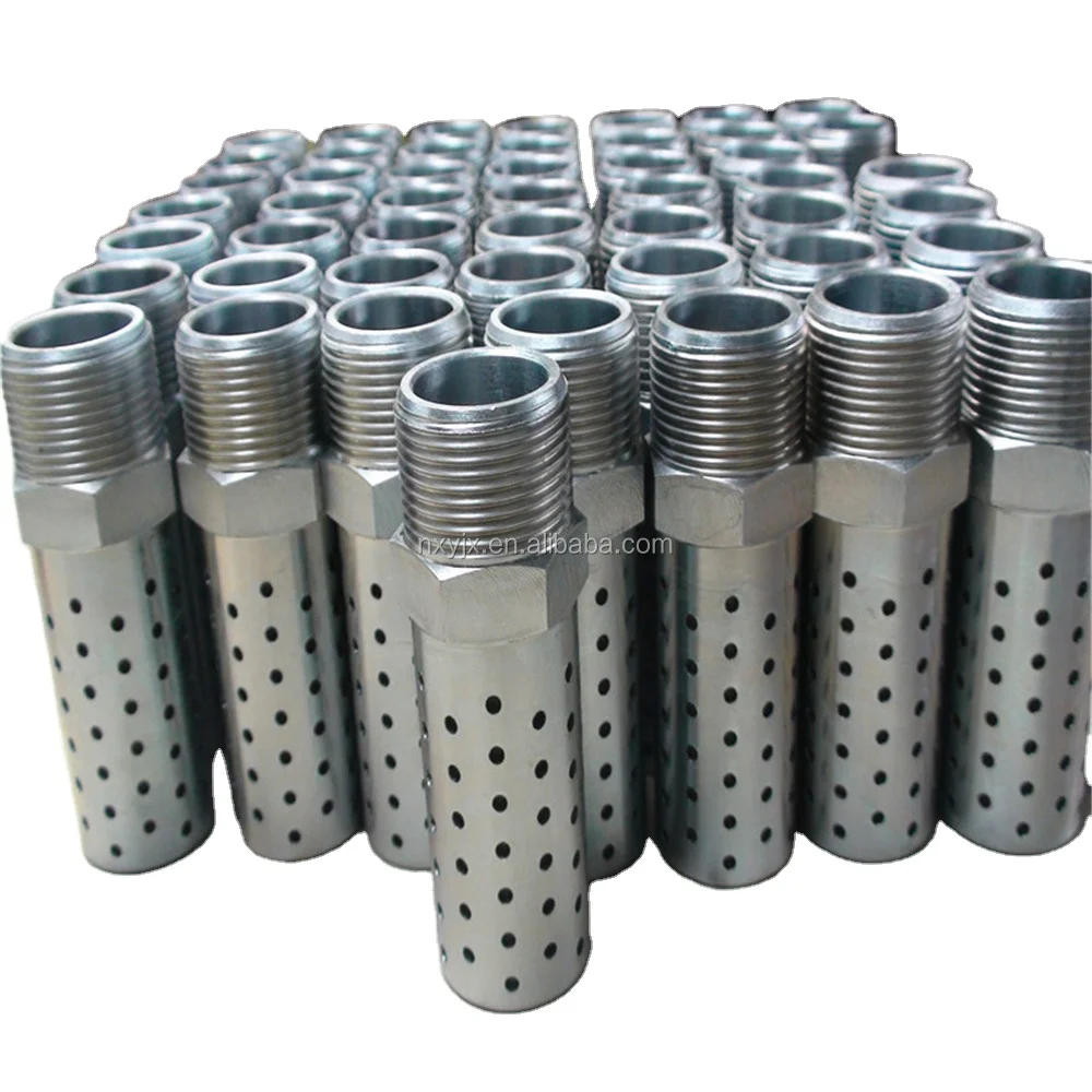 Пневматический воздушный глушитель из нержавеющей стали/Шумоподавитель