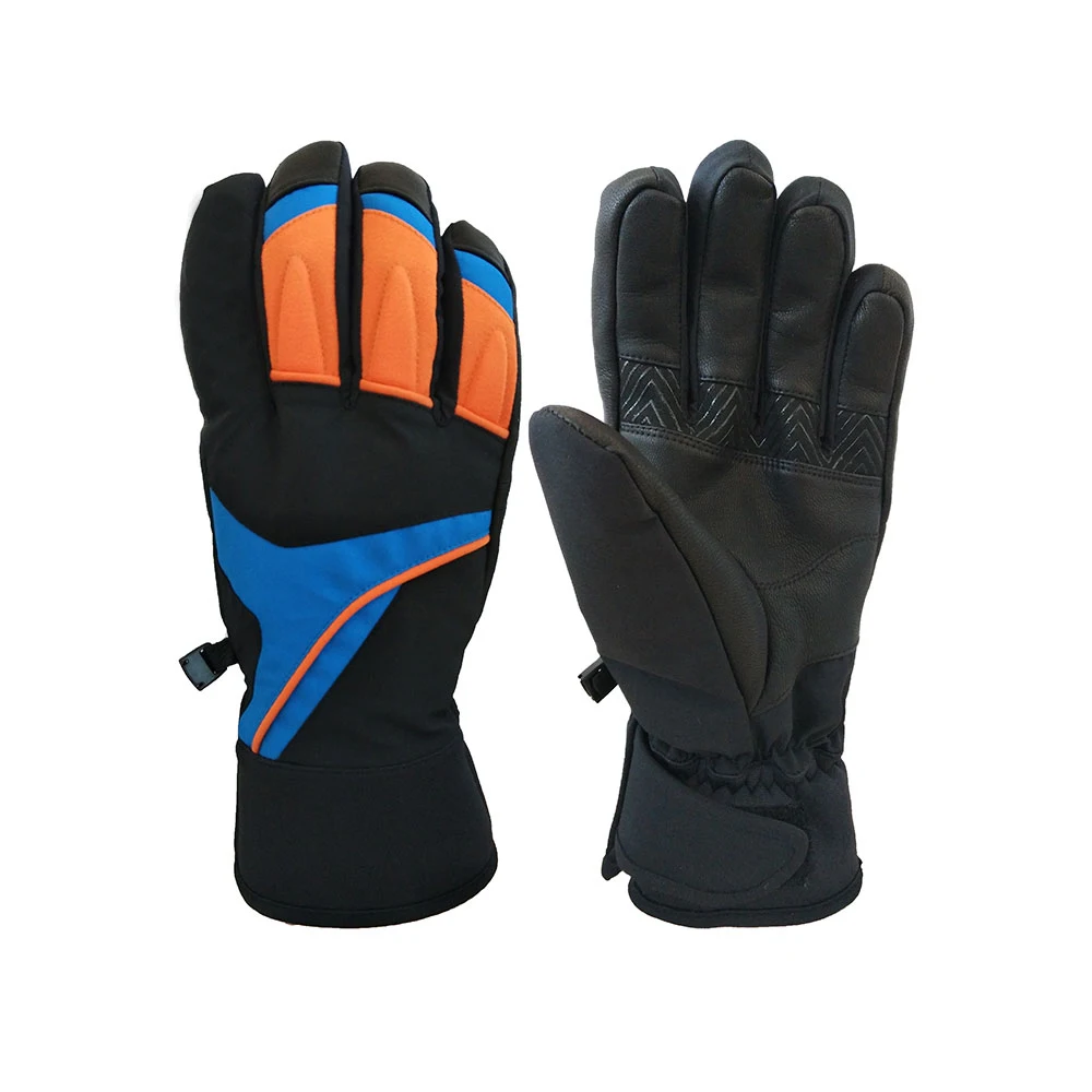 
High Quality Full Finger Waterproof Breathable Winter Snow Waterproof Ski Gloves 