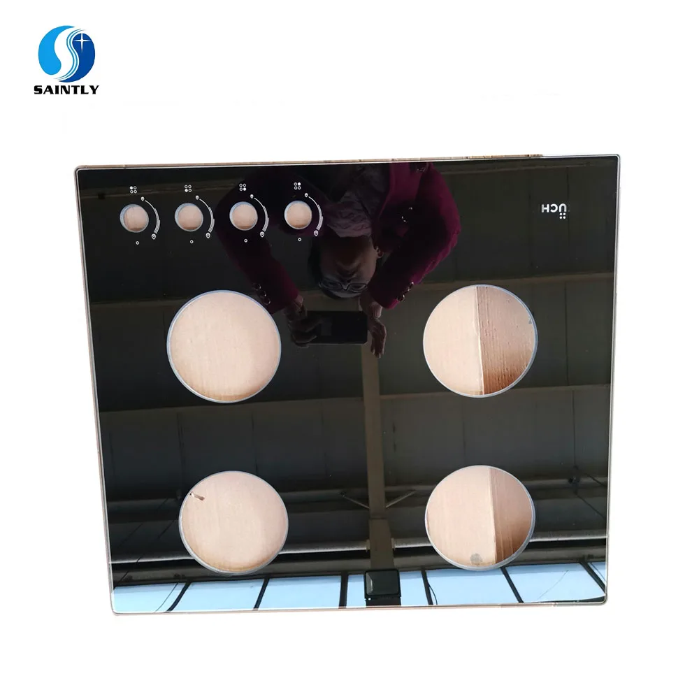 6mm 8mm tempered gas cooker stove glass panel cover cooktop glass for stove