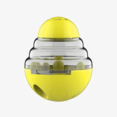 Amazon hot sale dog puzzle toy feeding bowl dispensing toys plastic dog toy leakage ball
