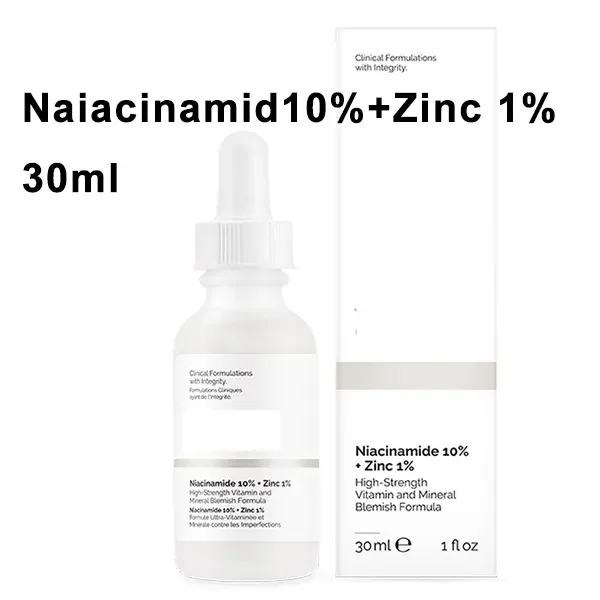 Niacinamide 10% Zinc 1% Quality 30ml High Mineral and Wholesale Skin Care Face Serum Liquid Collagen Female OEM/ODM