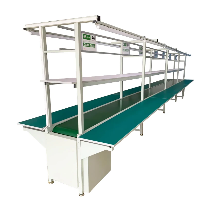 Semi auto Electronic Home Appliance Assembly Line Pcb Buffer Conveyor With Table