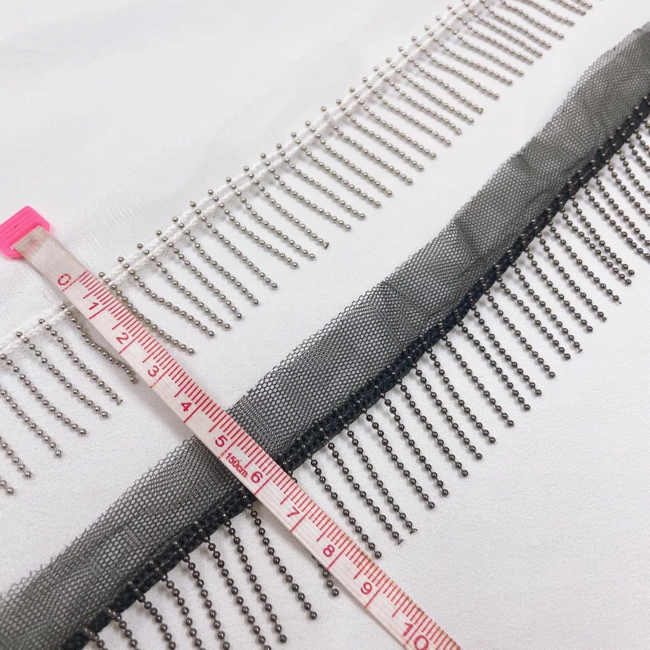 JFRT020 Factory direct supply color mesh bead chain tassel lace clothing curtain stage costume performance costume accessories