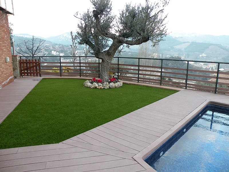 2024 highly stable wpc decking composite floor no painting garden terrace decking boat flooring
