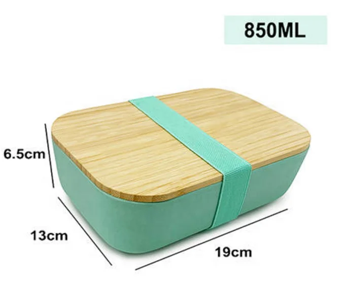 Food safe bamboo lunch box bento lunch case portable lunch box for children+bamboo travel utensil set