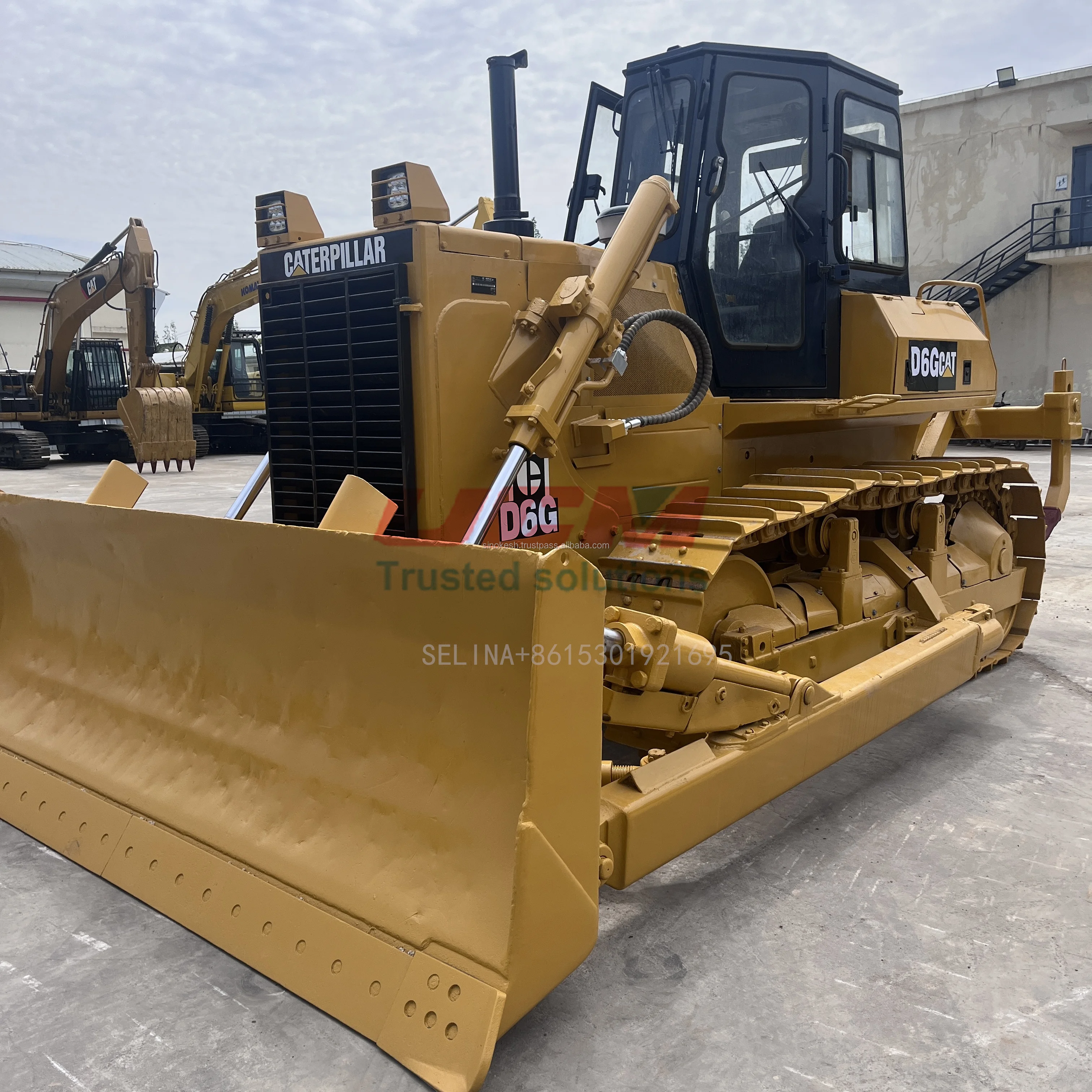 Popular Good Condition Cheap Price Caterpillar CAT D6G Secondhand Earthmover Used Bulldozer in Stock