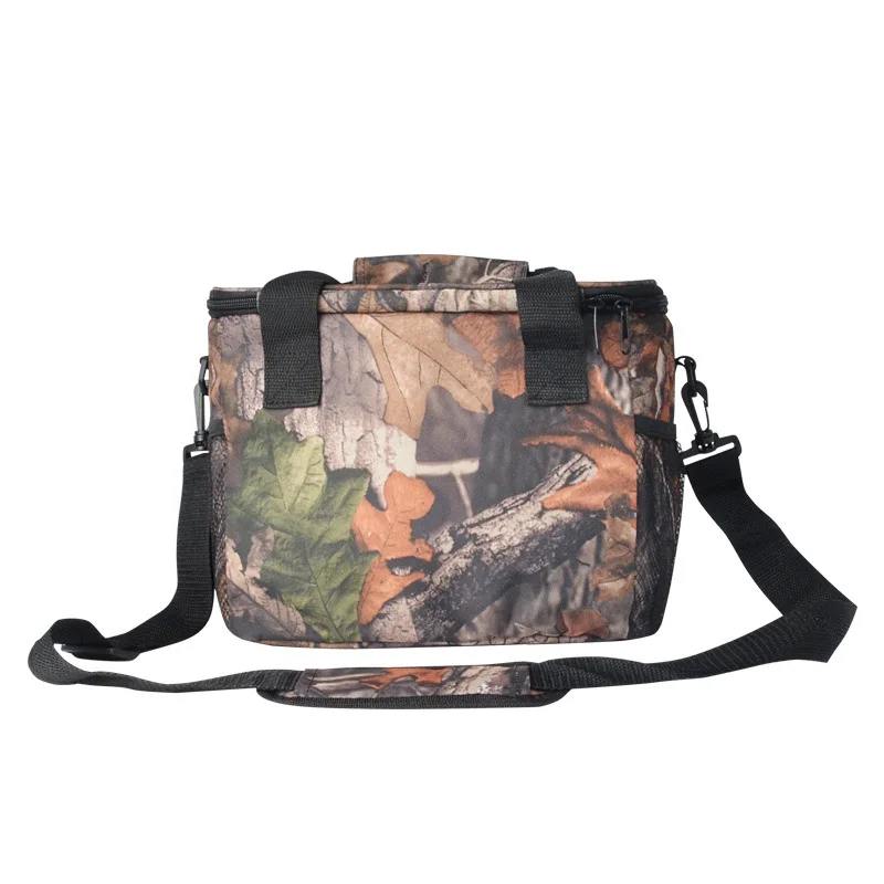 high quality Camouflage Polyester fabric food delivery Insulated Thermal Cooler Bag Picnic insulation Lunch Bag