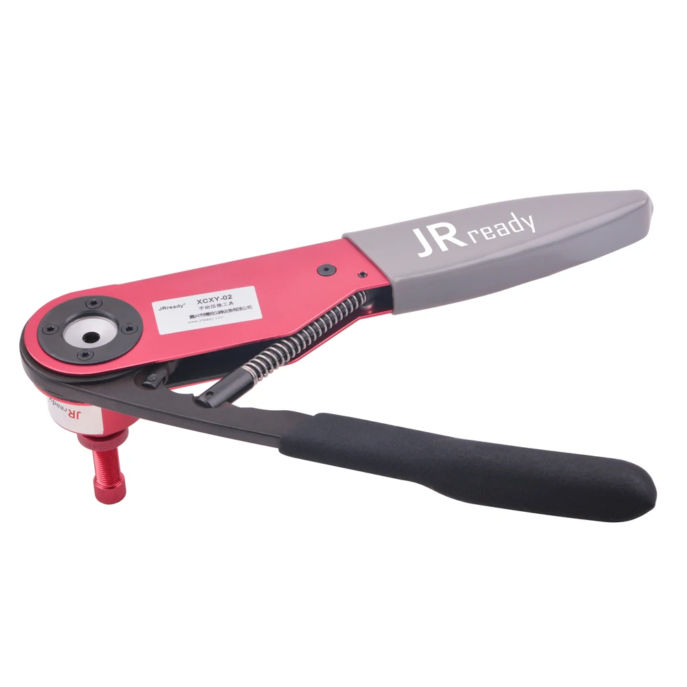 JRready XCXY-02 14-22AWG Four-indent Hand Wire Crimp Tool Adjustable Railway Crimp Pliers