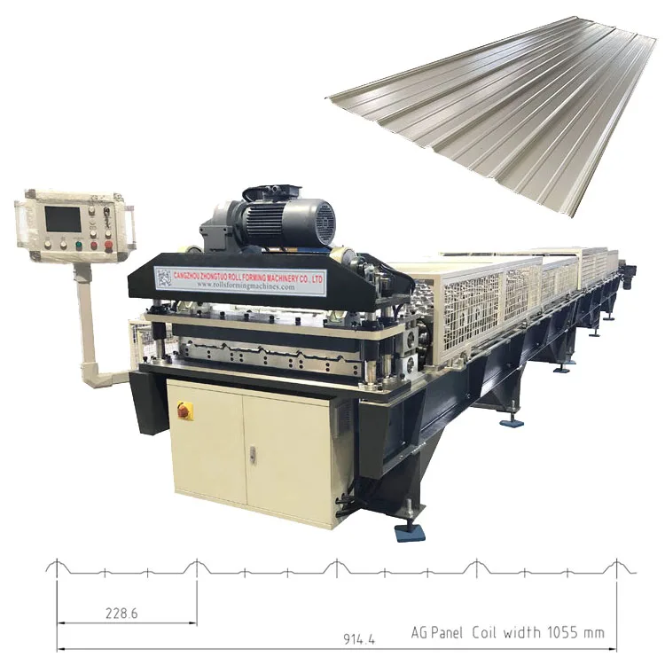 ZTRFM double layer galvanized tile roofingsheet making machine