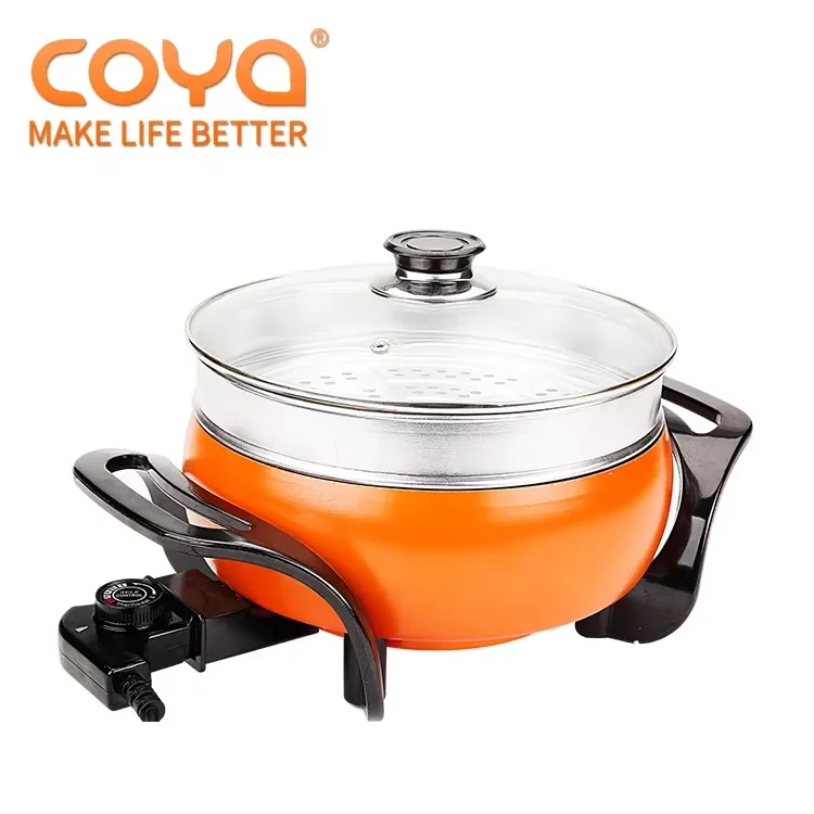 Factory Wholesale Price Electric Skillets Portable Household Electric Skillet And Cooking Pot