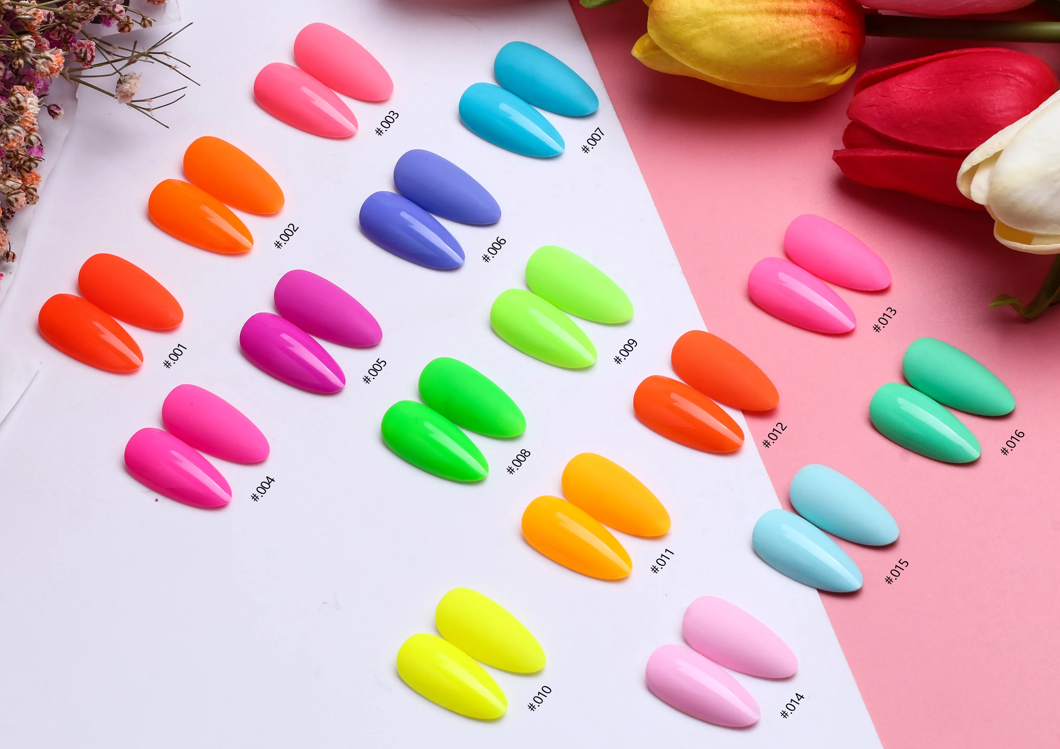 12 Summer Fluorescent Colors Hot Pink Orange UV Nail Gel Polish Nail Art Manicure Salon DIY at Home
